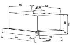 Máy Hút Mùi Âm Tủ Canzy CZ 70WRH
