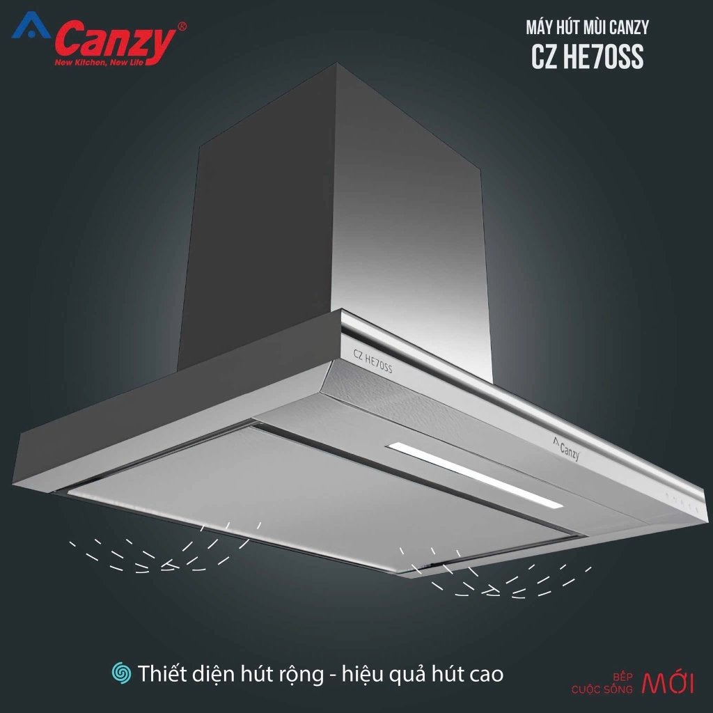 Máy hút mùi chữ T Canzy CZ HE70SS