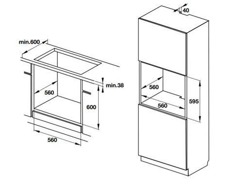 LÒ NƯỚNG ÂM TỦ Hafele HO-KT60C 534.05.571