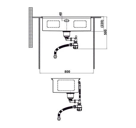 Chậu rửa chén Inox Hafele WS R10 HS25-SSN1S-7644 567.24.486