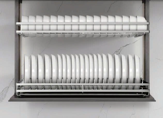 Giá bát nâng hạ động cơ điện tủ trên nan Dẹt Canzy CZF-5006-700