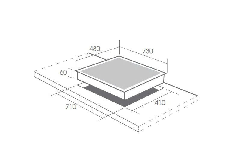 Bếp từ đối Canzy CZ 9979 GRS