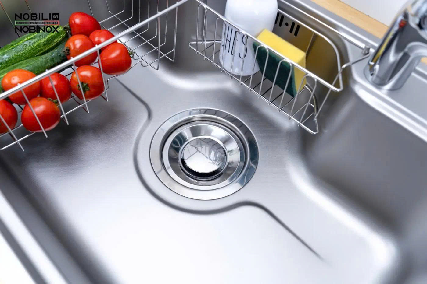 CHẬU RỬA BÁT 1 HỐ NOBINOX LIKEN NL724D