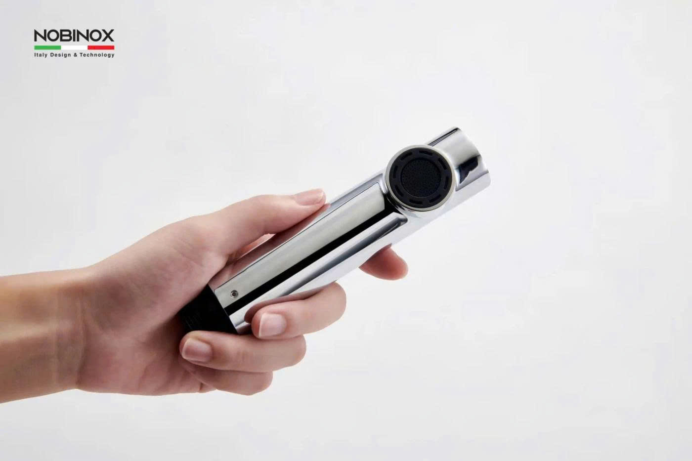 Vòi Rửa Bát Dây Rút NOBINOX JAPA NX996 - Tặng bộ nồi 4 món