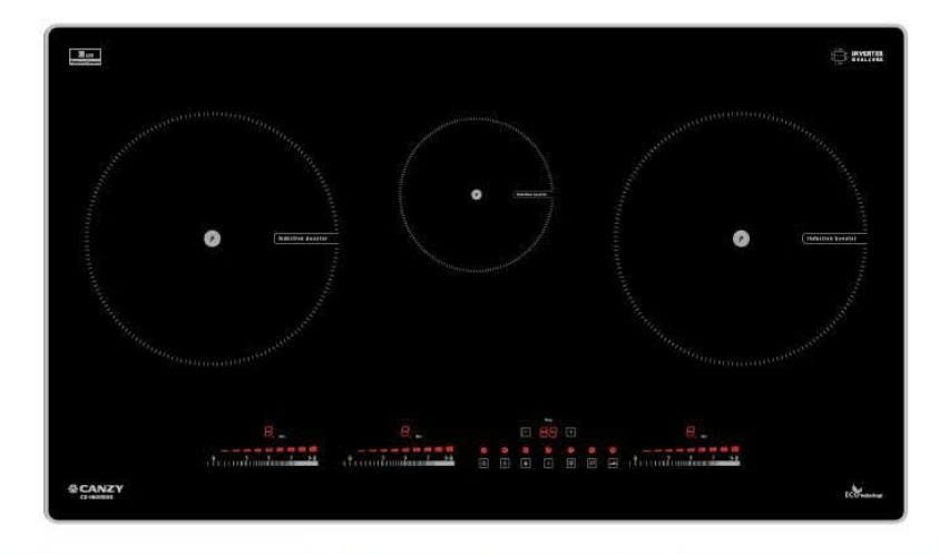 Bếp Từ 3 Vùng Nấu Canzy CZ-I60093D
