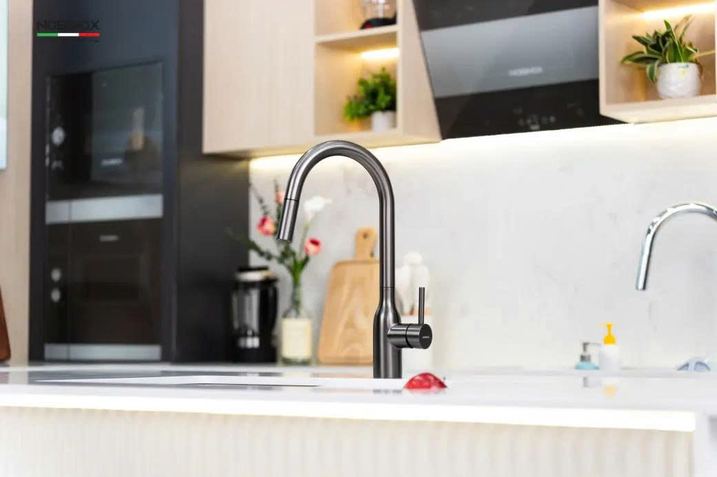 VÒI RỬA BÁT DÂY RÚT NOBINOX AQUA NX664D