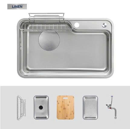 Chậu rửa bát Kluger KF7848FS DC PLUS