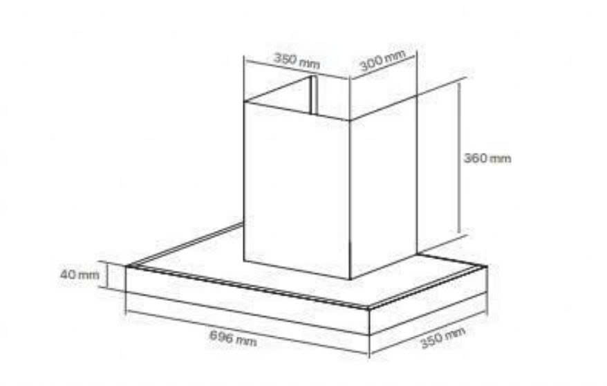 MÁY HÚT MÙI CHỮ T CANZY CZ-H570CTC