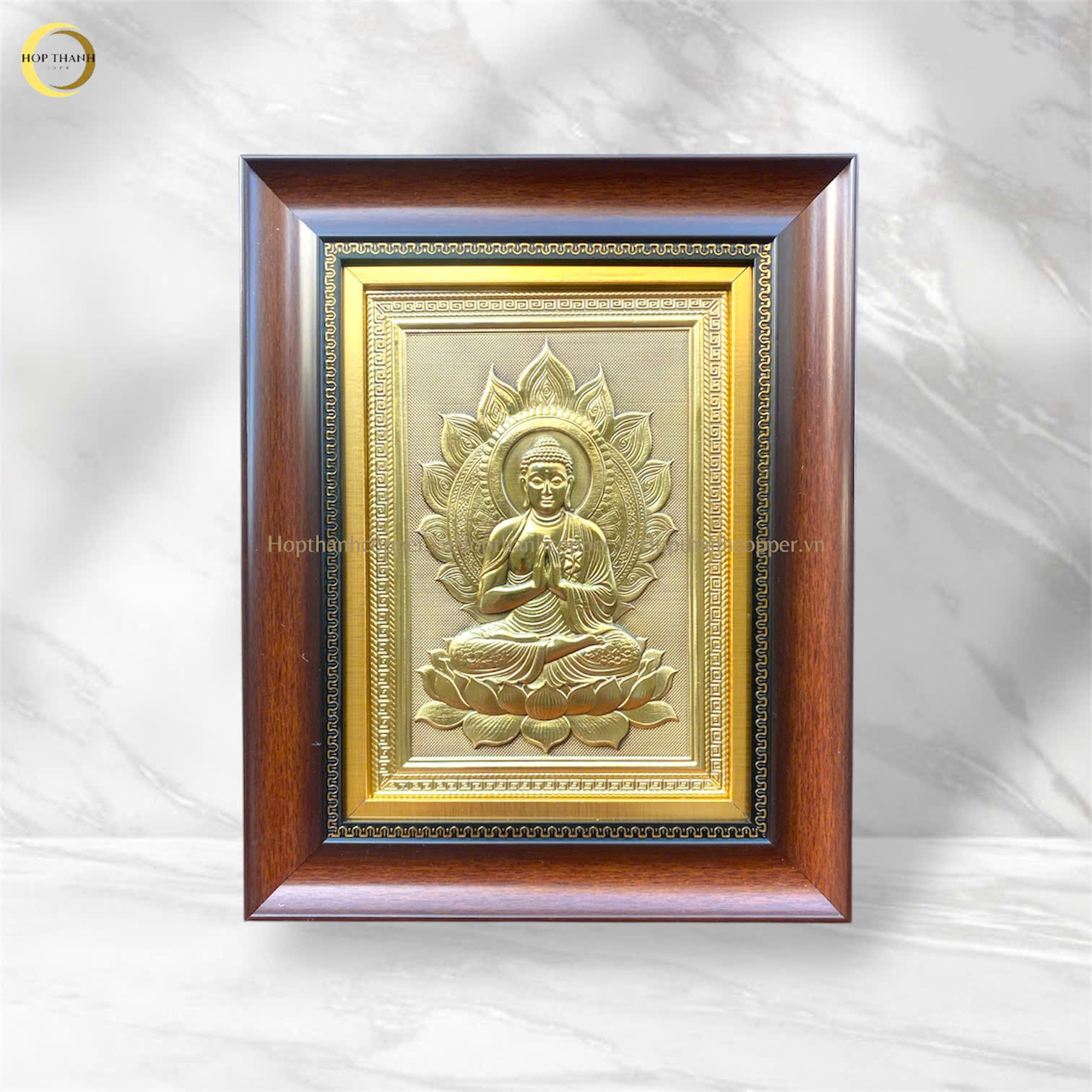 TRANH PHẬT THÍCH CA BẰNG ĐỒNG (KÍCH THƯỚC 28X35CM)