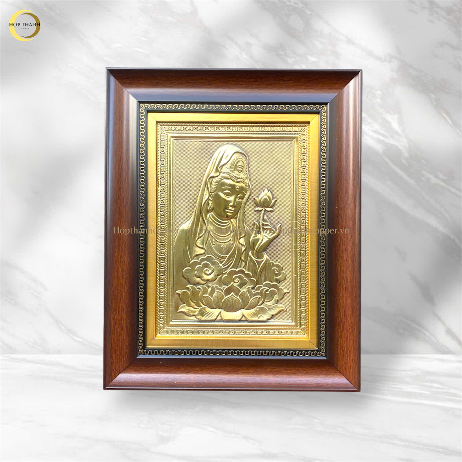 TRANH ĐỒNG QUAN ÂM BỒ TÁT (KÍCH THƯỚC 28X35CM)