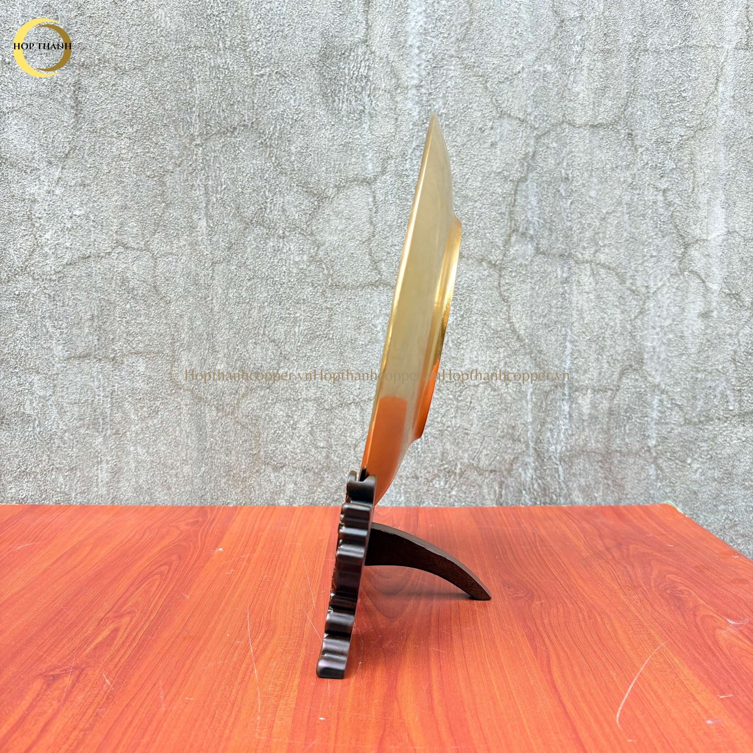 TRANH CHÙA MỘT CỘT BẰNG ĐỒNG MẠ VÀNG 24K- ĐƯỜNG KÍNH 25CM