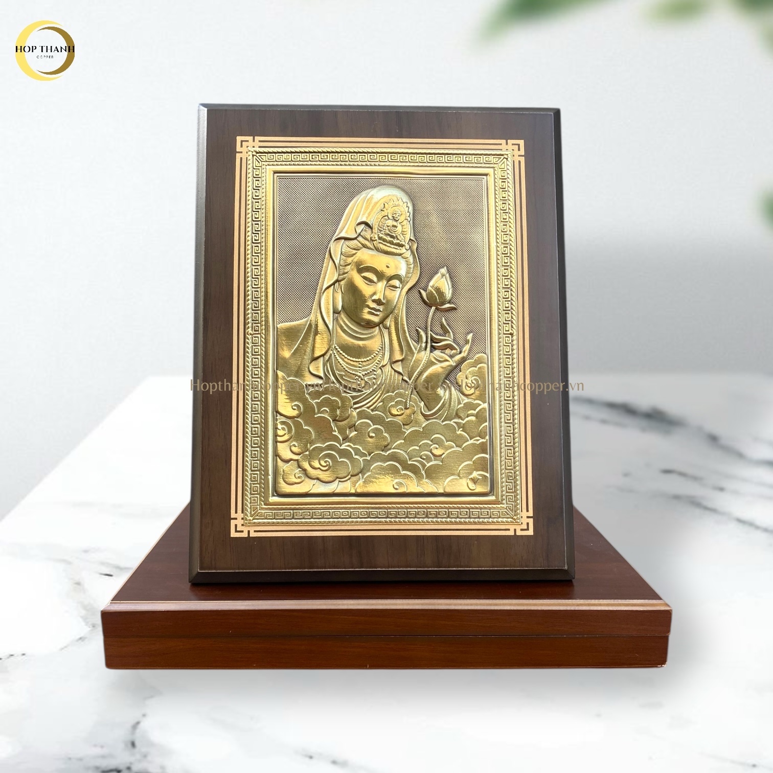 TRANH ĐỒNG QUAN ÂM BỒ TÁT (KÍCH THƯỚC 28X35CM)