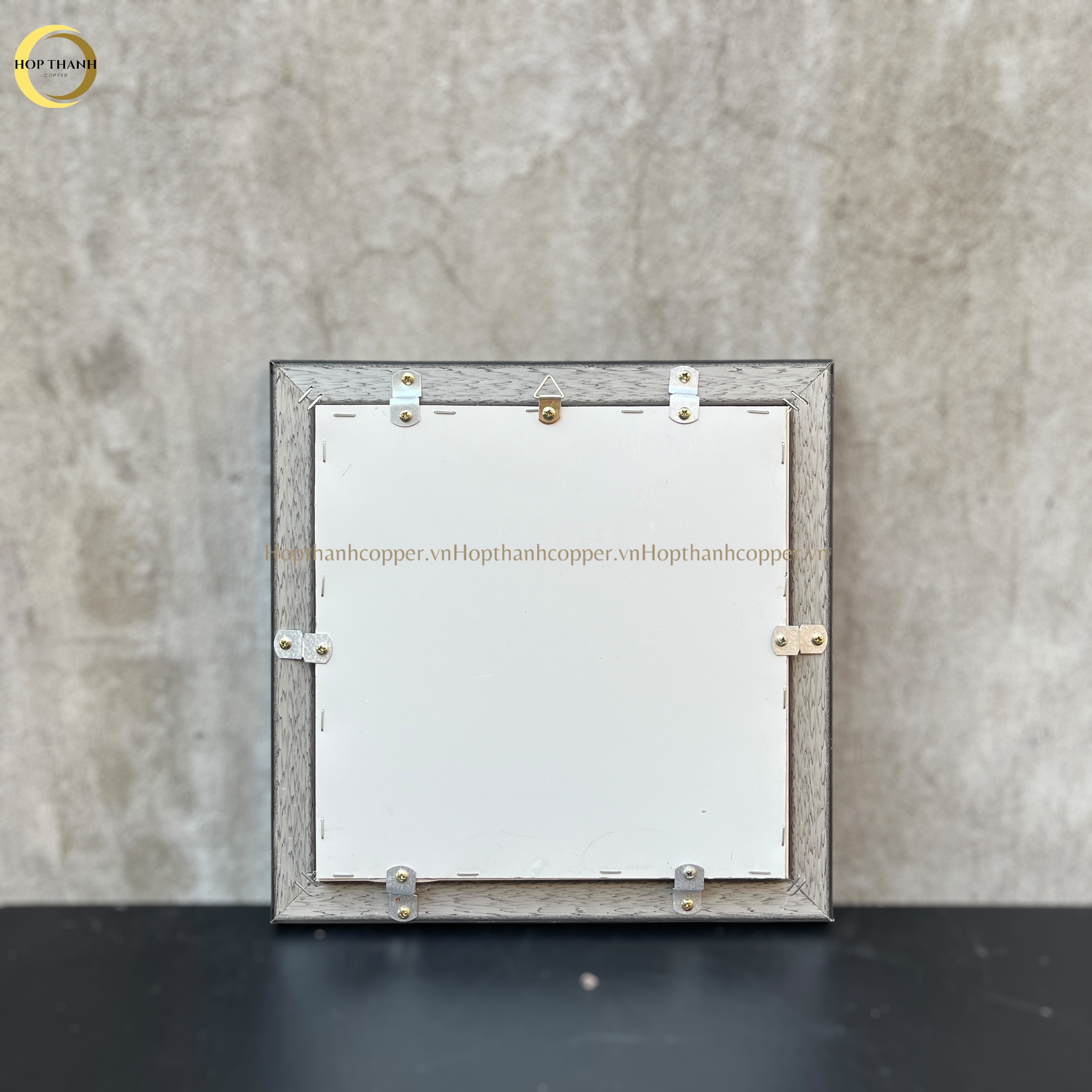 TRANH MẶT TRỐNG ĐỒNG BẰNG ĐỒNG MẠ VÀNG 24K - KÍCH THƯỚC 33X33CM
