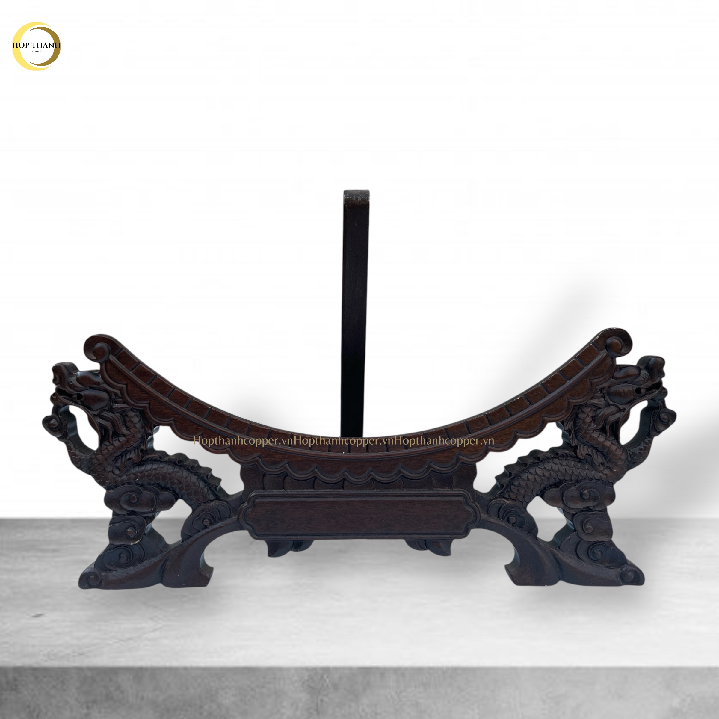 TRANH ĐĨA CHỮ BÌNH AN THƯ PHÁP BẰNG ĐỒNG MẠ VÀNG 24K - ĐƯỜNG KÍNH 35CM