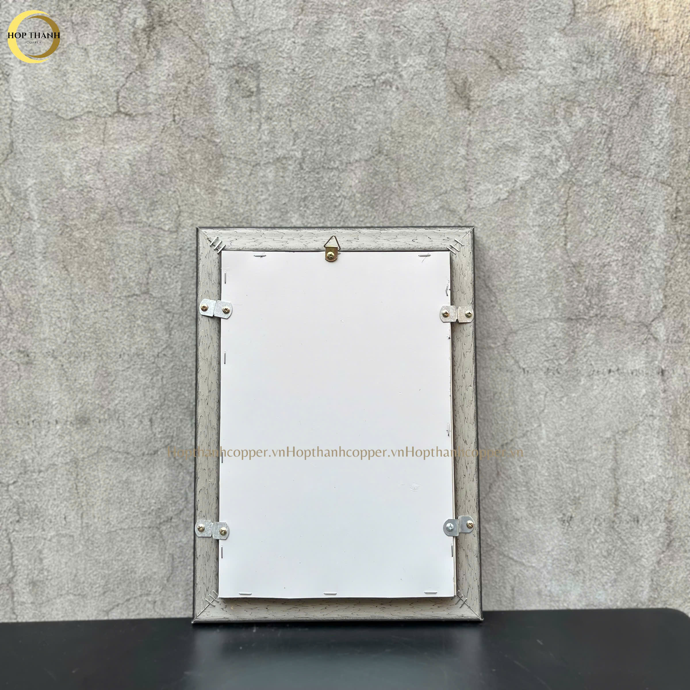 TRANH CHỮ LỘC THƯ PHÁP BẰNG ĐỒNG DÁT VÀNG - KÍCH THƯỚC 28X34CM