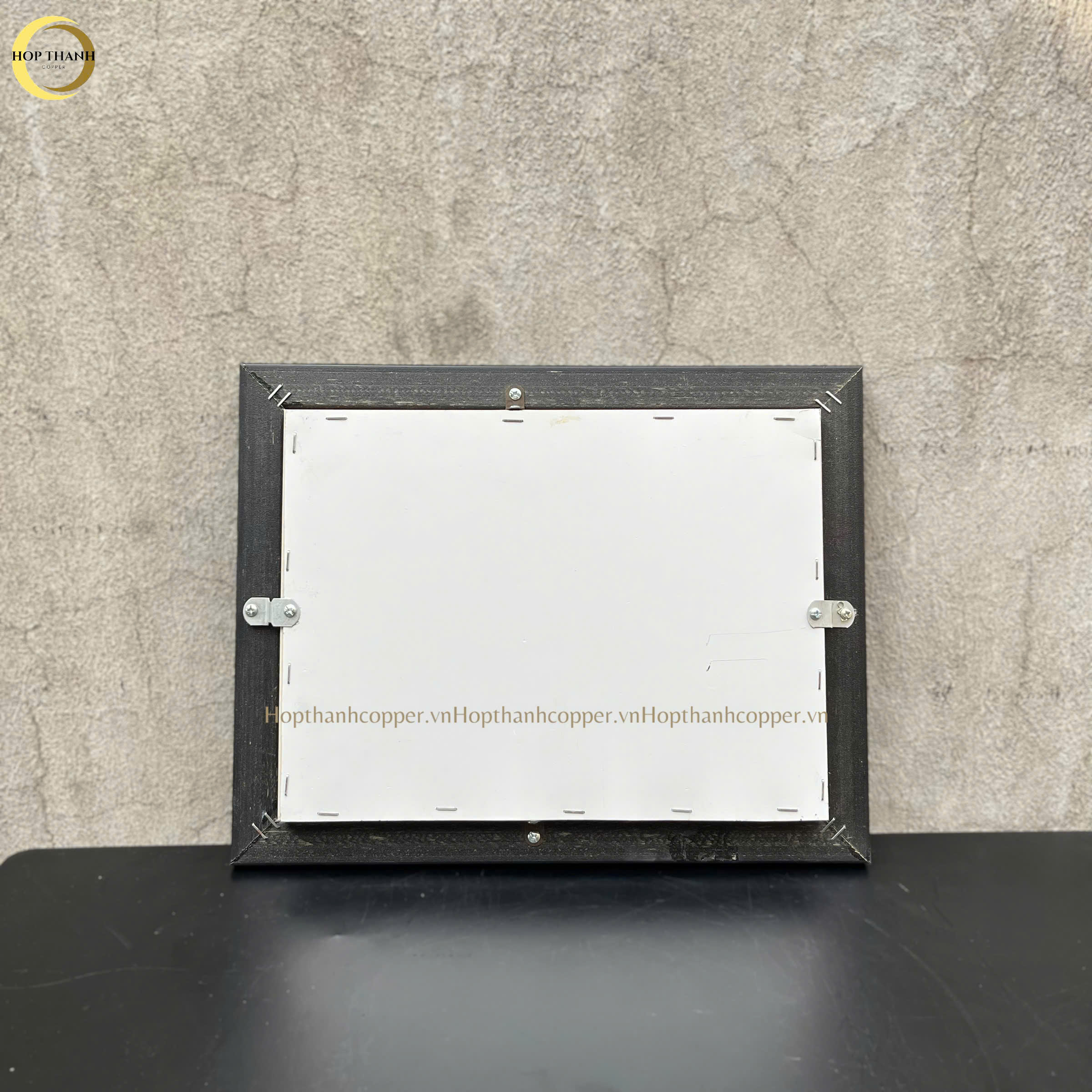 TRANH THÁP PHỔ MINH BẰNG ĐỒNG MẠ VÀNG 24K - KÍCH THƯỚC 34X28CM)