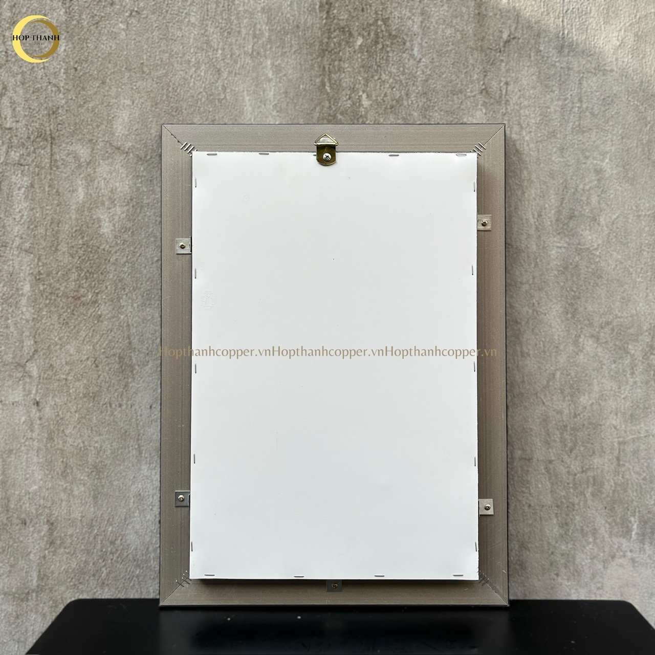 TRANH CHỮ BÌNH AN BẰNG ĐỒNG VÀNG- KÍCH THƯỚC 54X38CM