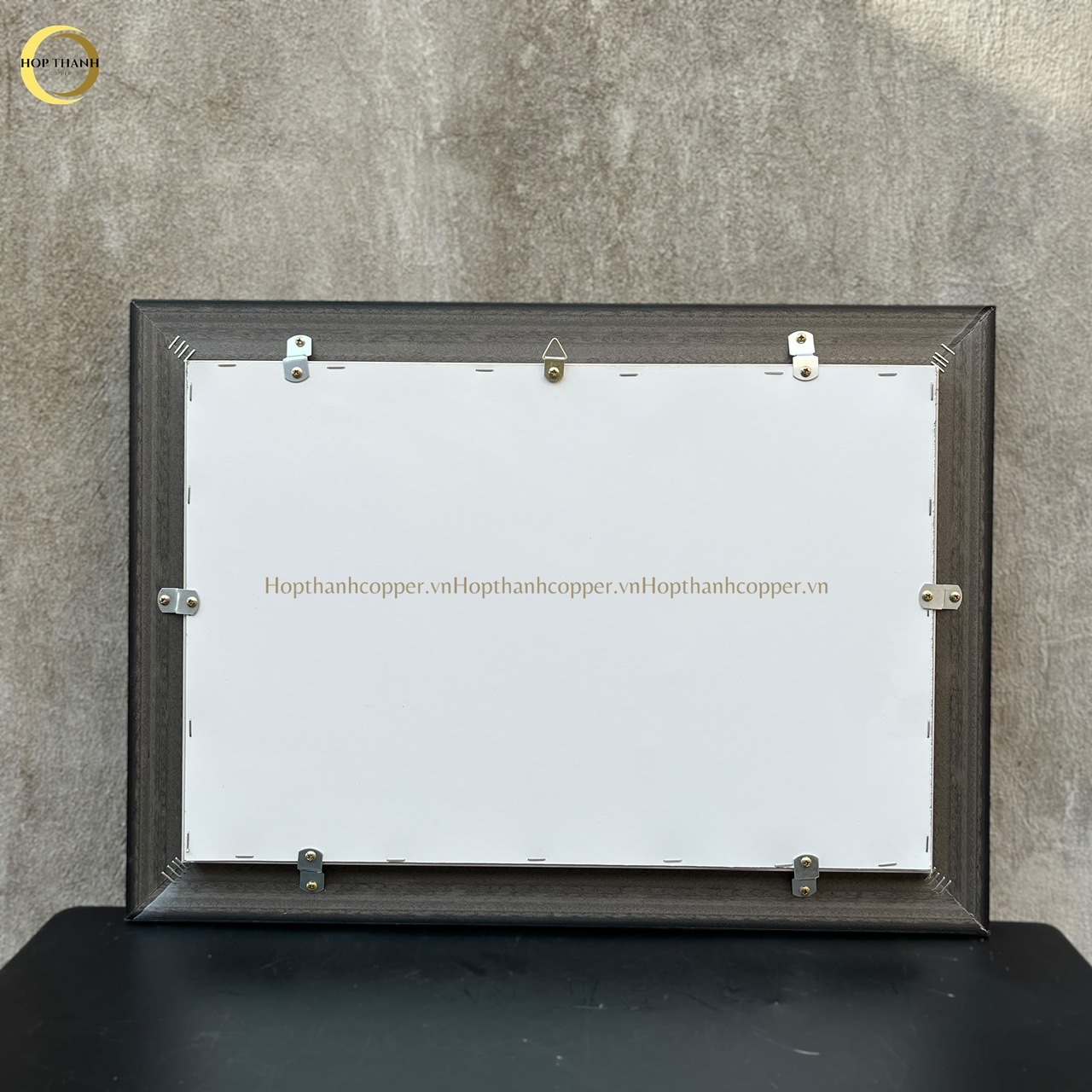 TRANH CHÙA MỘT CỘT BẰNG ĐỒNG DÁT VÀNG - KÍCH THƯỚC 54x38CM