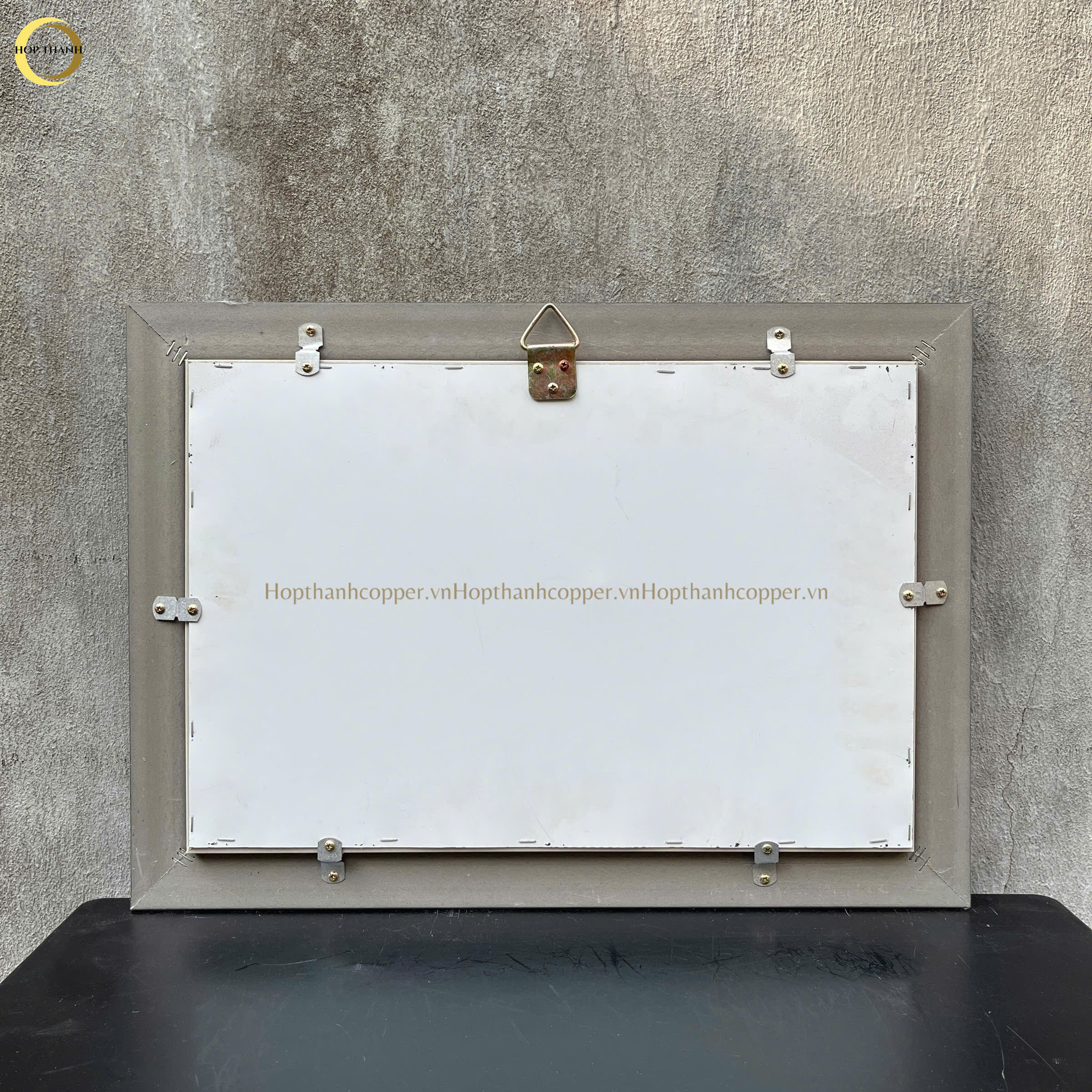 TRANH CHỮ PHÚC BẰNG ĐỒNG DÁT VÀNG - KÍCH THƯỚC 54X38CM