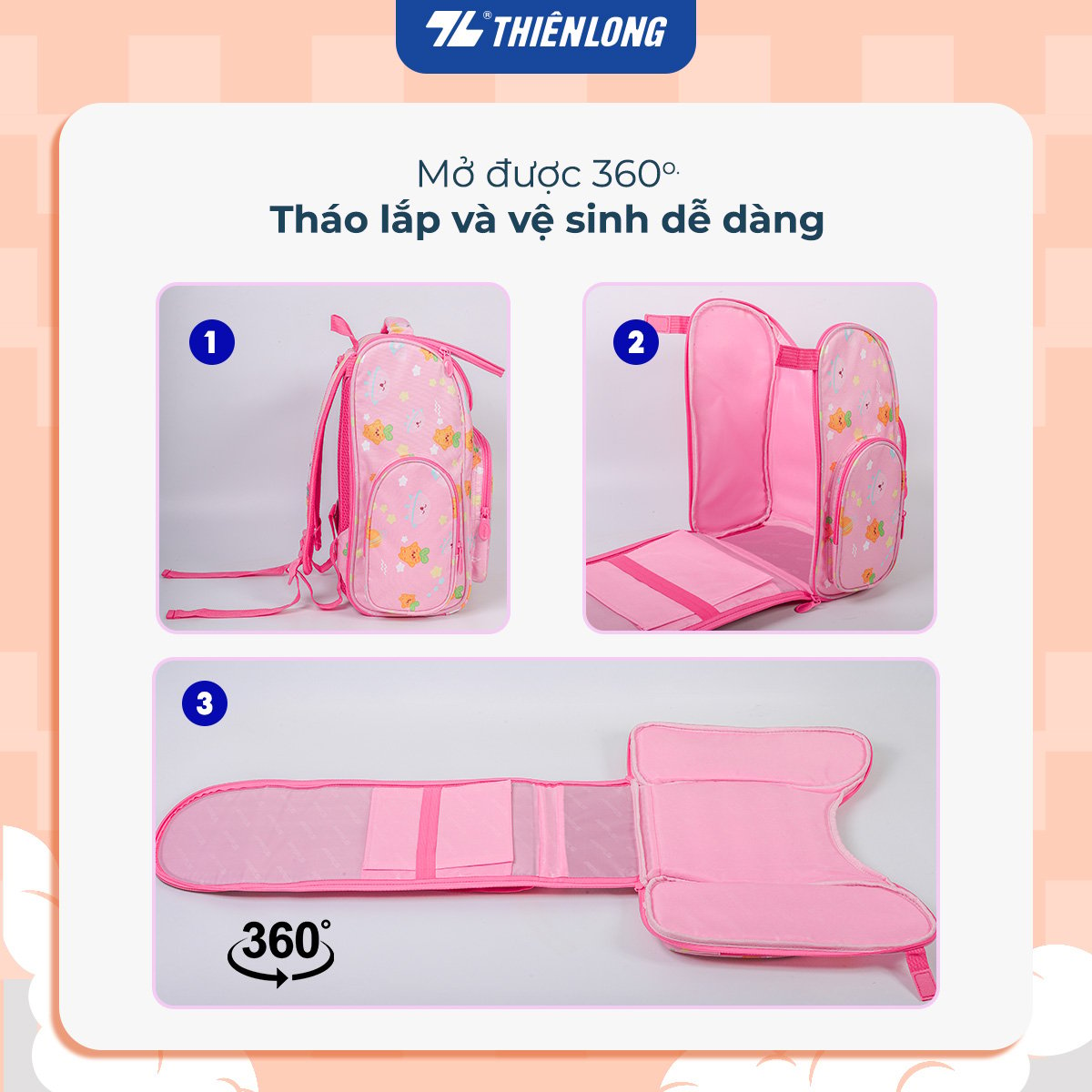 Ba lô chống gù Thiên Long BP-025 (GLUBBY 25)