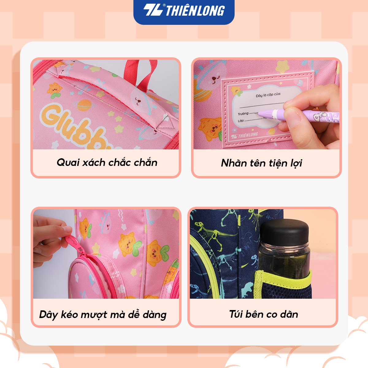 Ba lô chống gù Thiên Long BP-025 (GLUBBY 25)