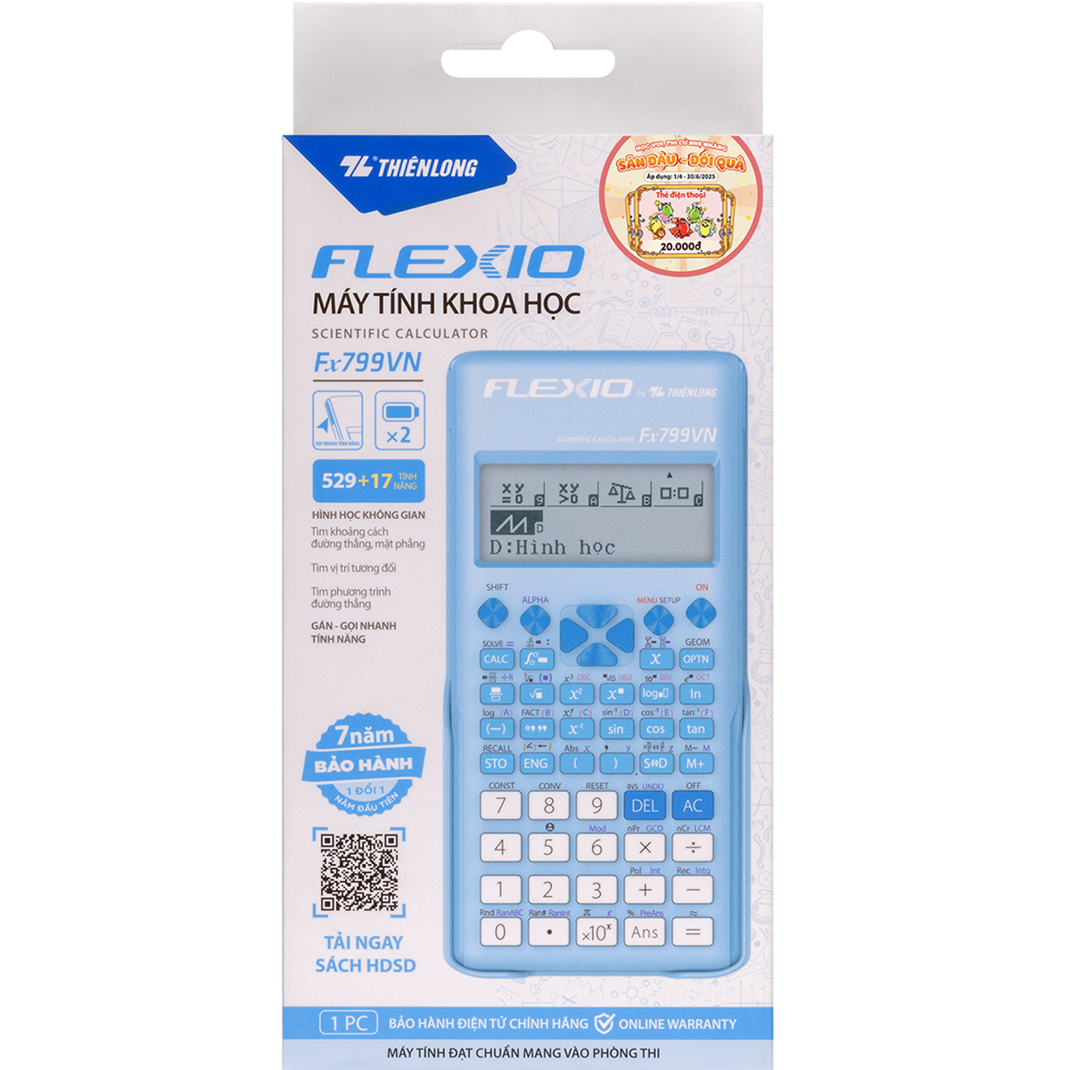 Máy tính khoa học Flexio FX799VN
