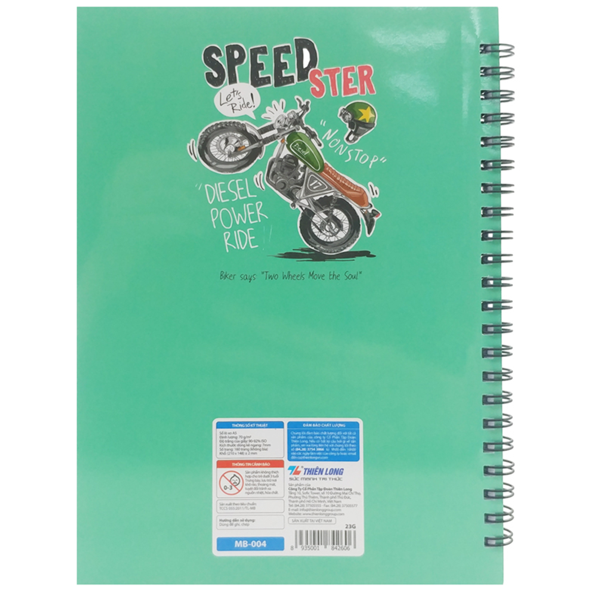 Sổ lò xo A5 MB-004 160 trang