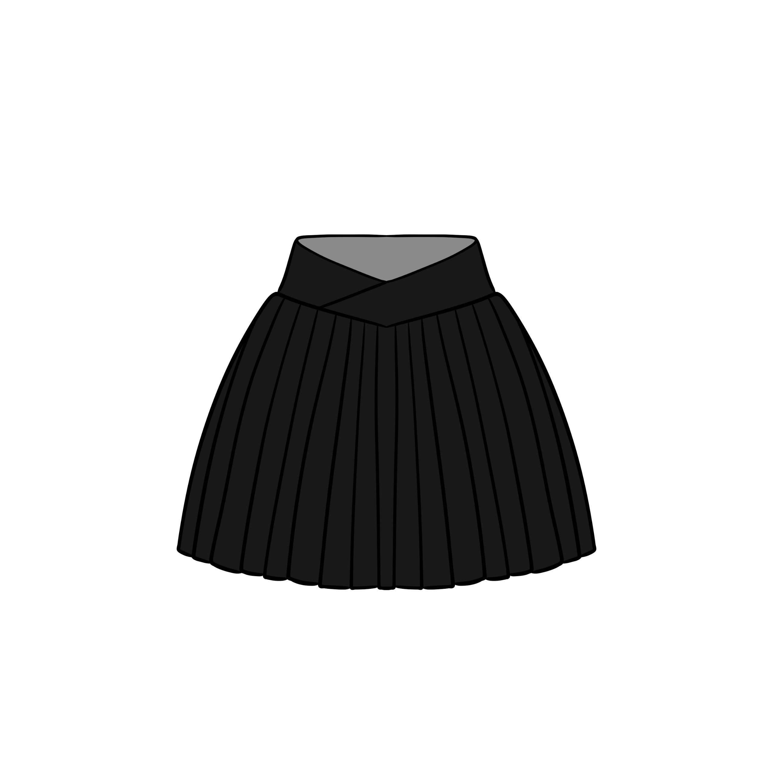 Second Skirt - Black ( Pre-order, có sẵn 10.5 )
