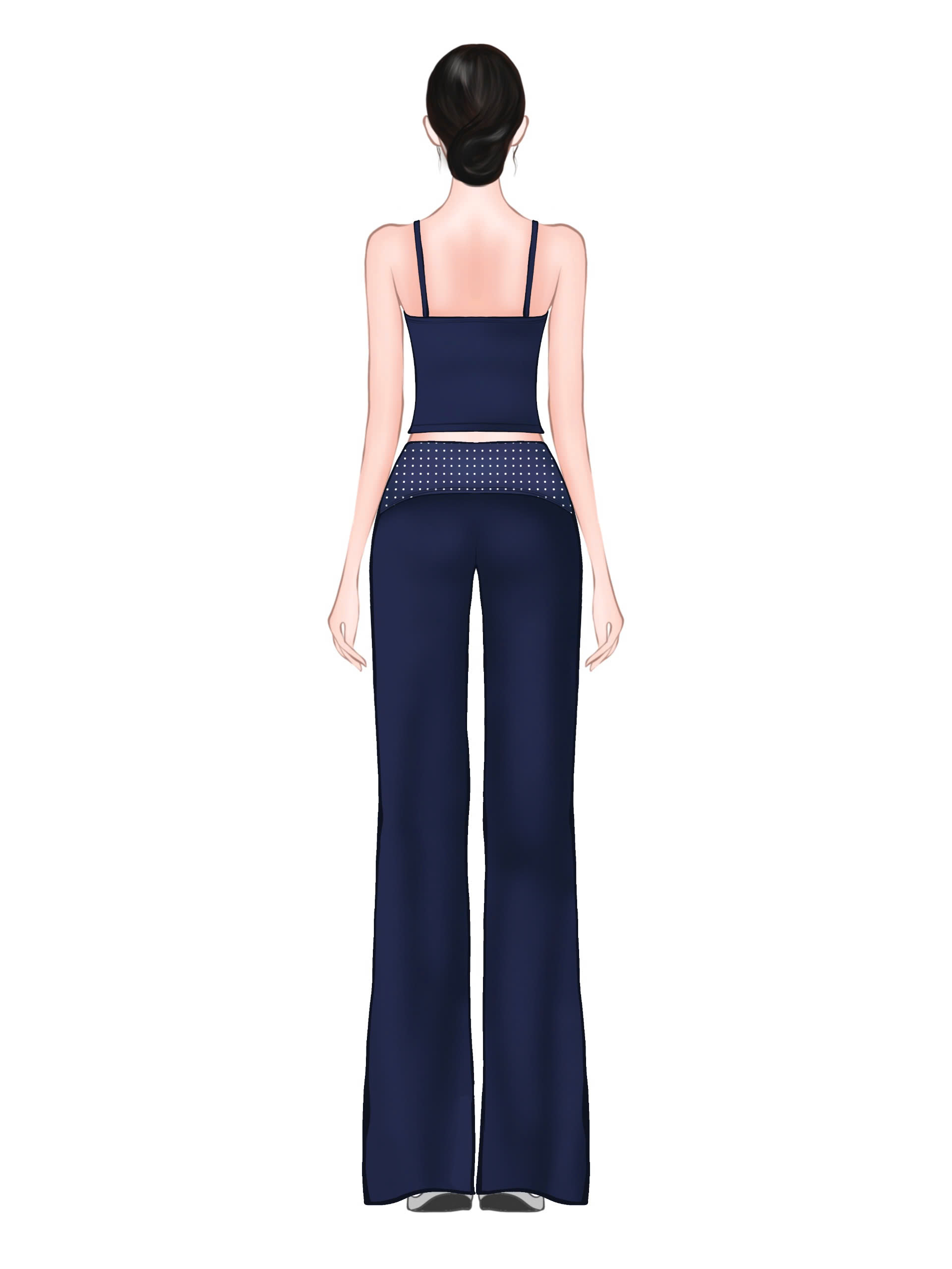 048 Set - Navy Dot