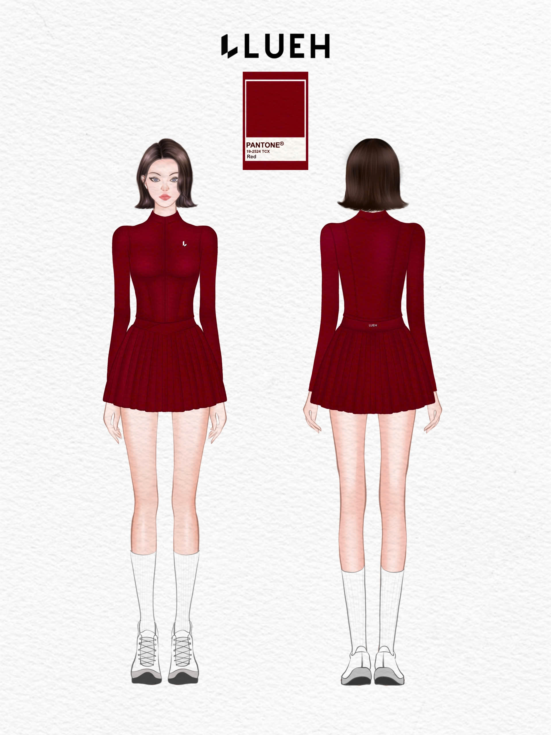 Second Skirt - Red ( Pre-order, có sẵn 10.5 )
