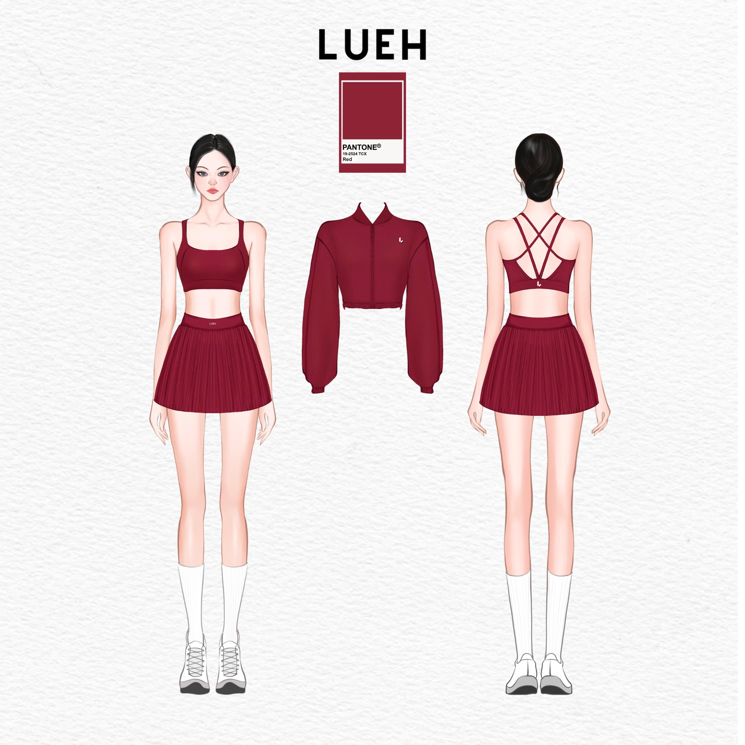 041 Set - Cherry Red