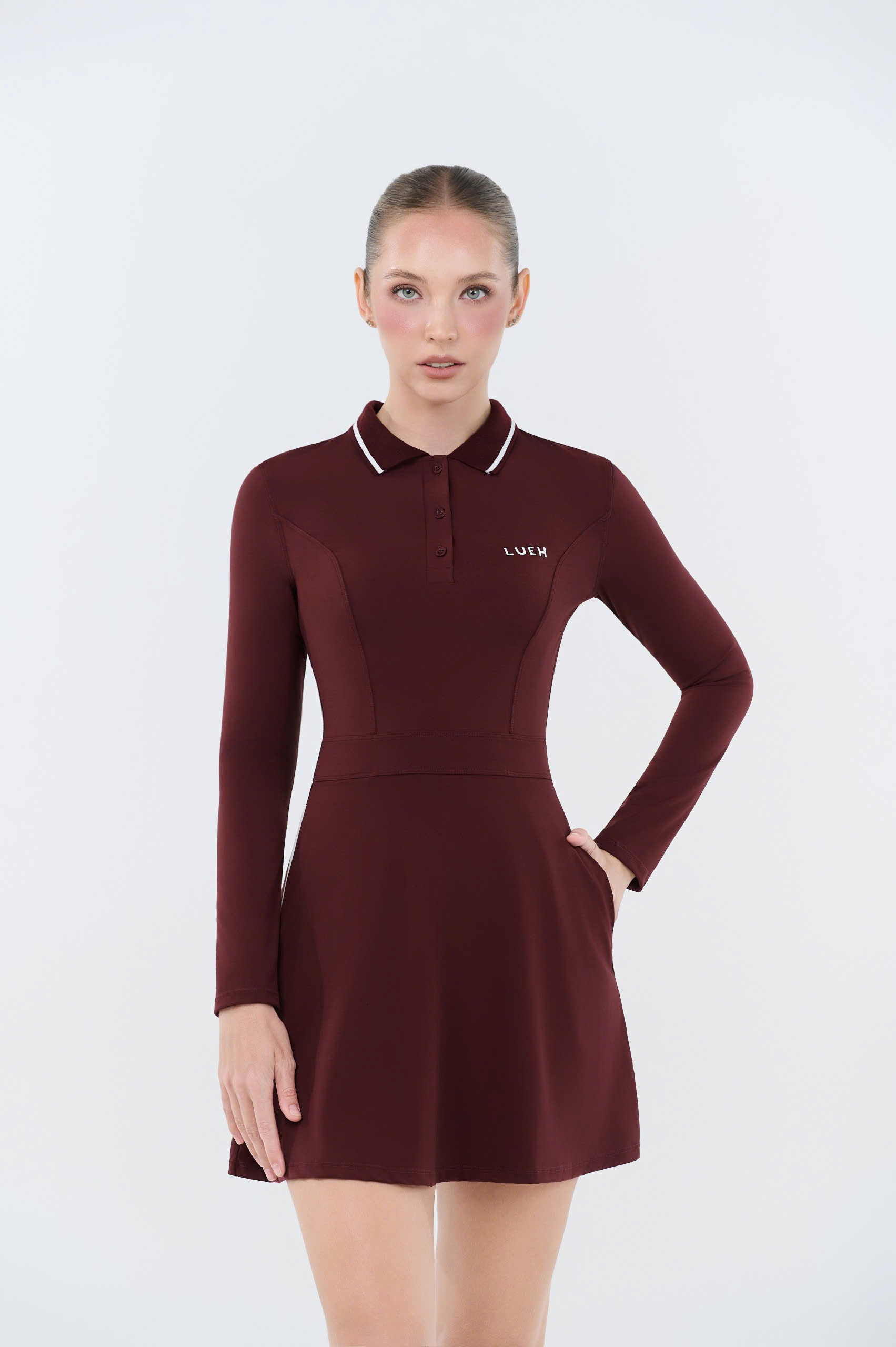 034 Dress - Wine
