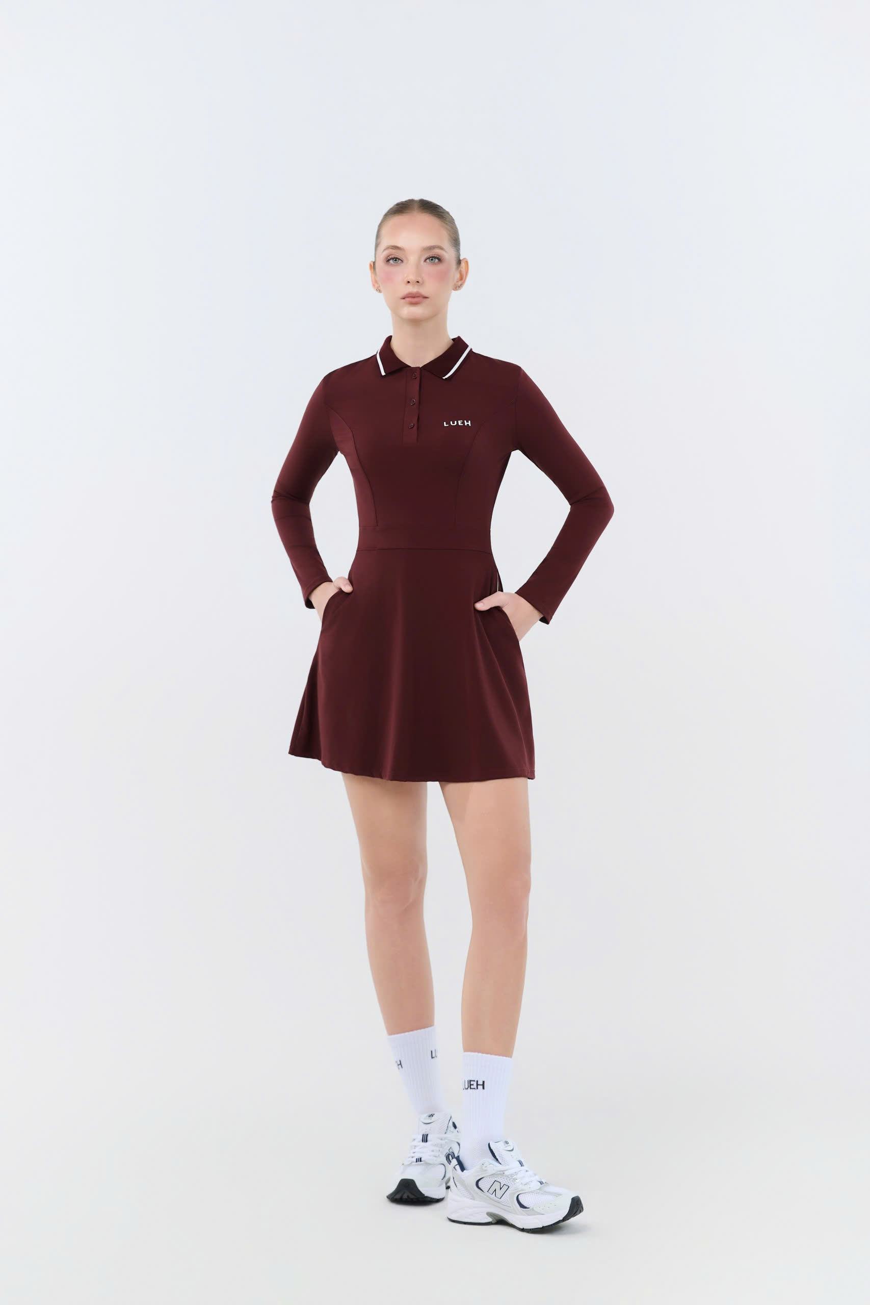 034 Dress - Wine