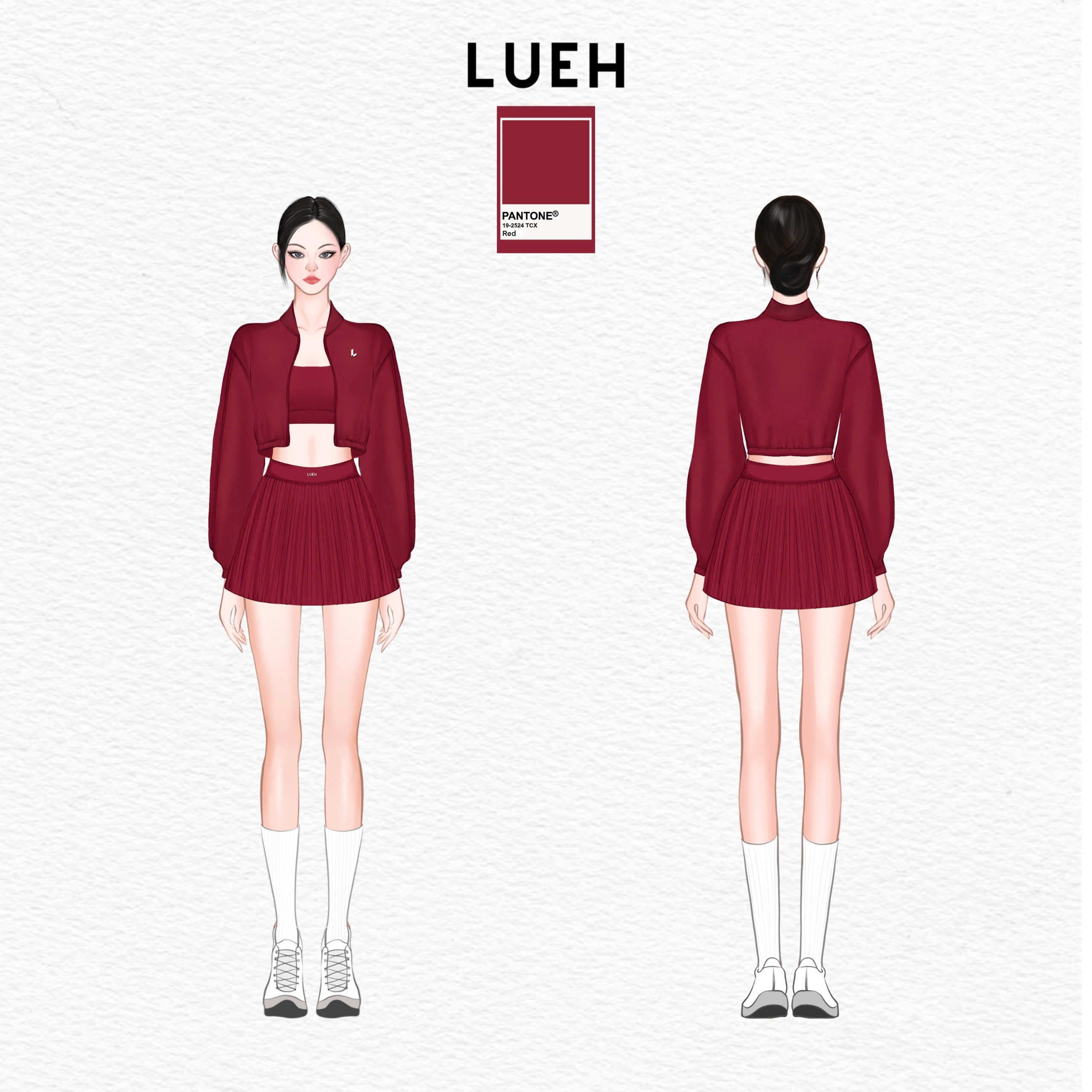 041 Set - Cherry Red