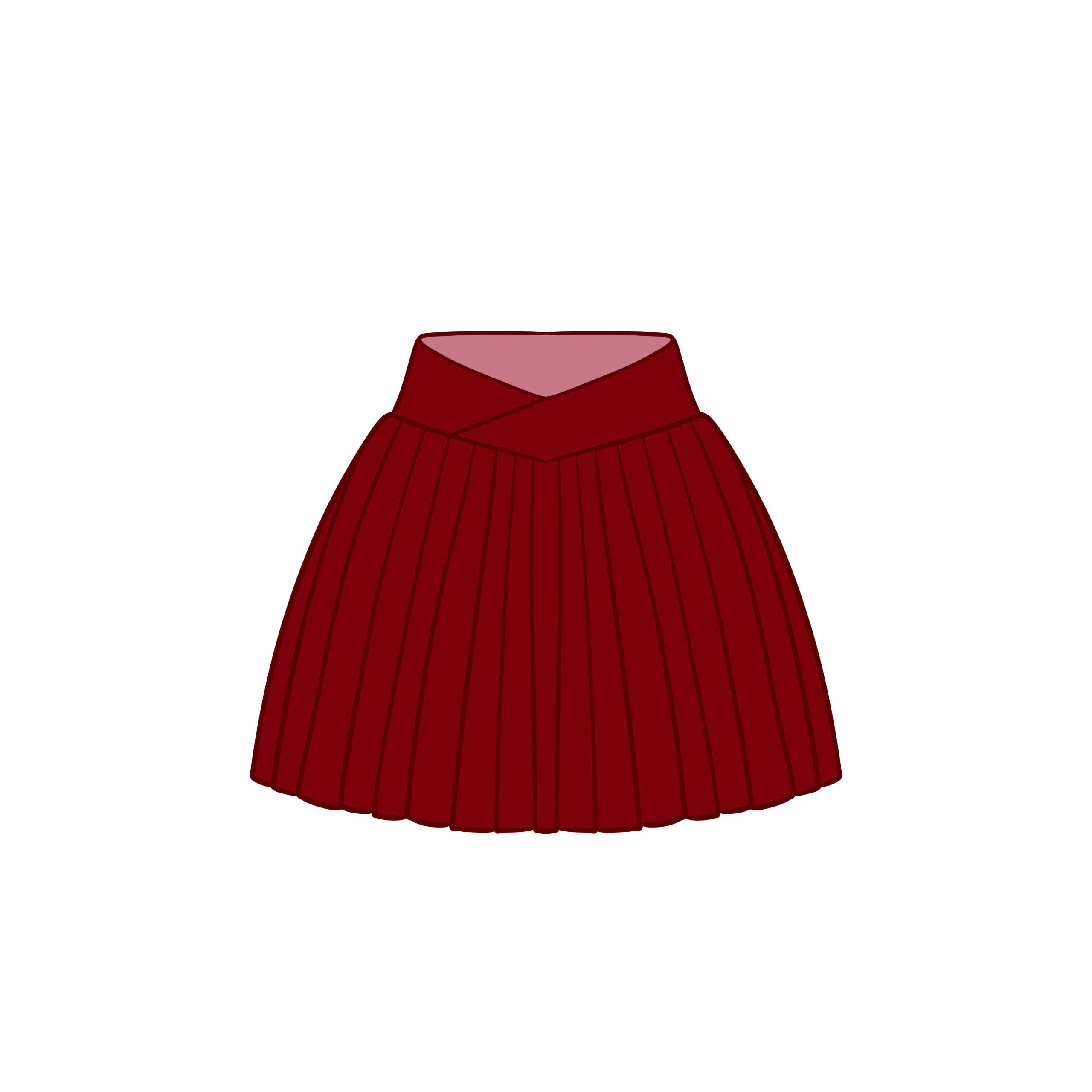 Second Skirt - Red ( Pre-order, có sẵn 10.5 )
