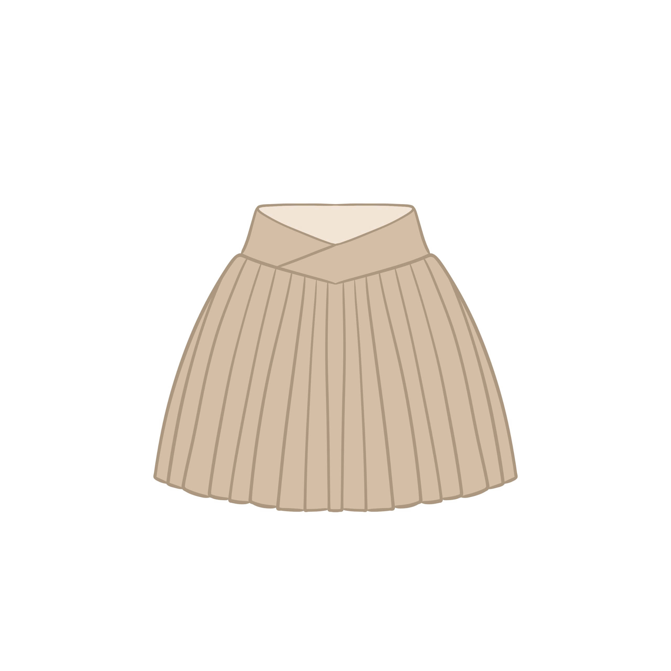 Second Skirt - Sand ( Pre-order, có sẵn 10.5 )