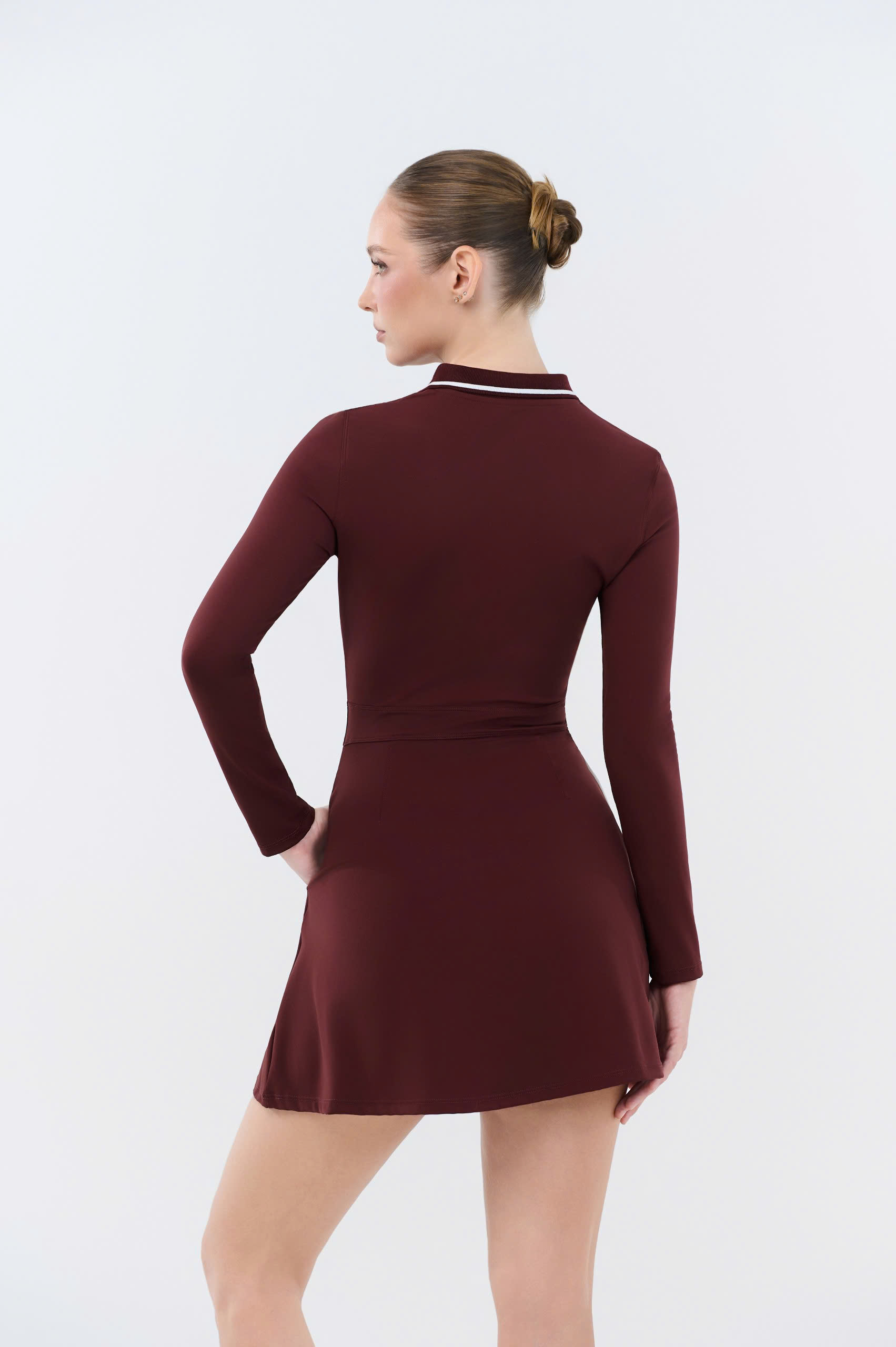 034 Dress - Wine