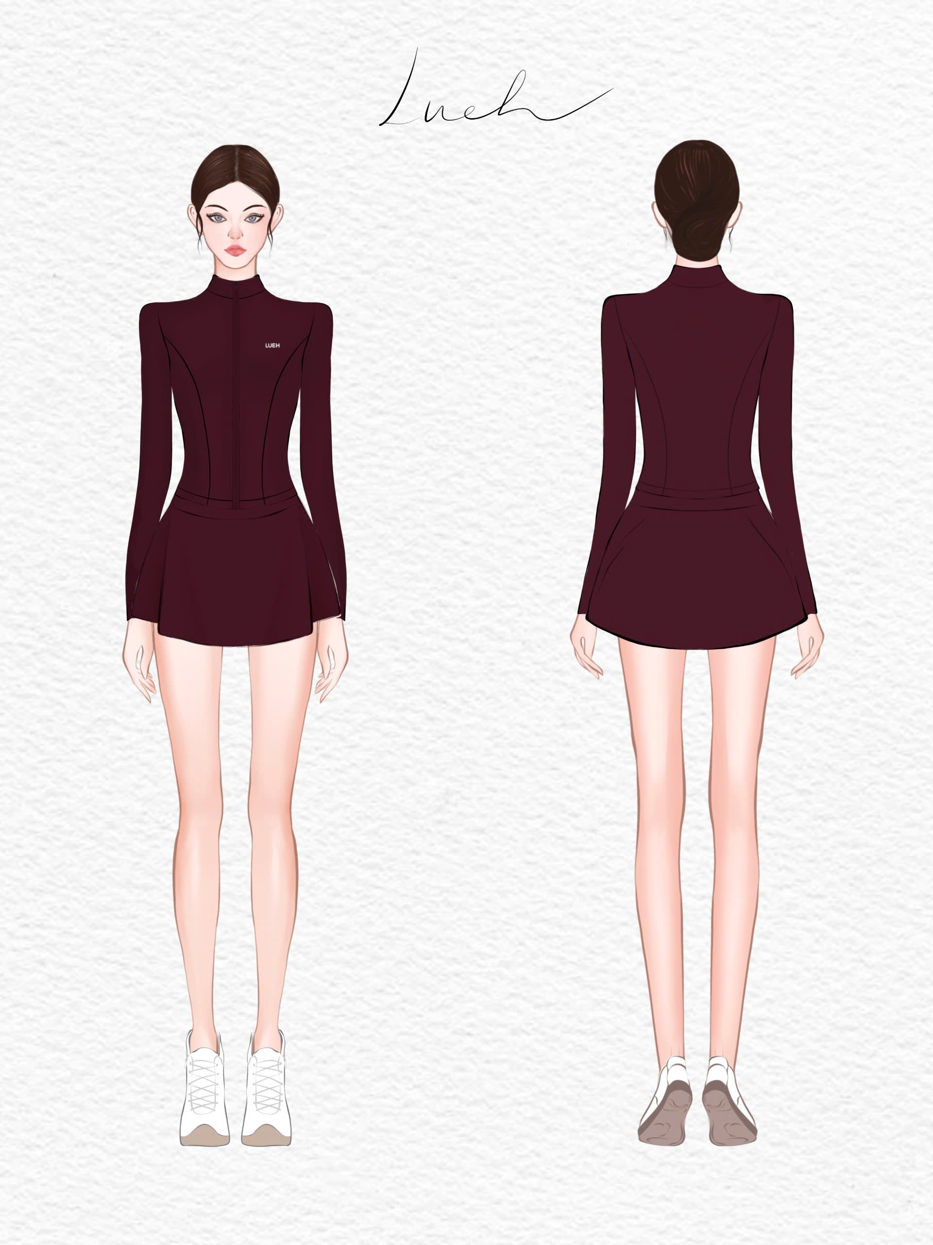 029 Set - Burgundy