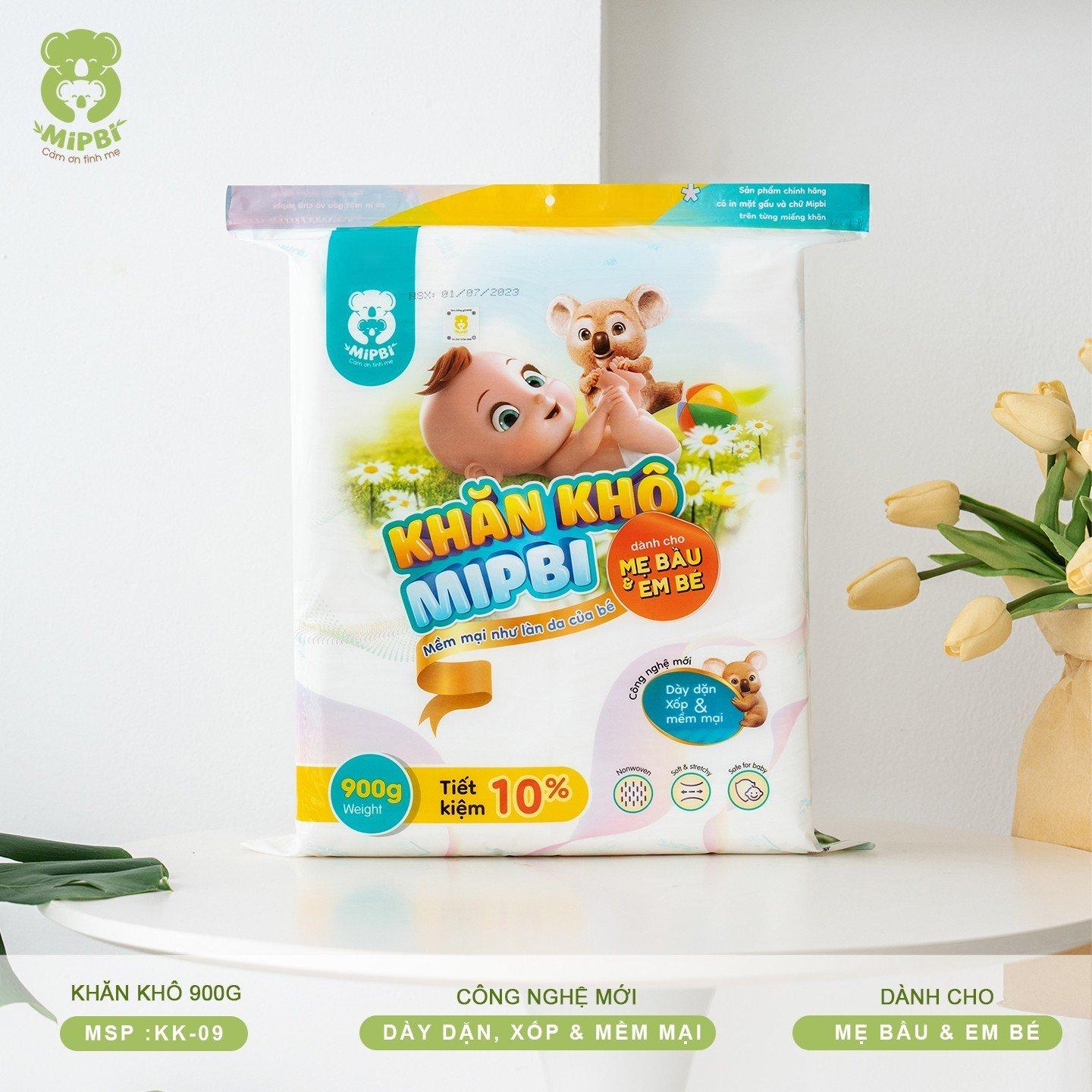 Khăn Khô Đa Năng Mipbi cao cấp Cho Bé
