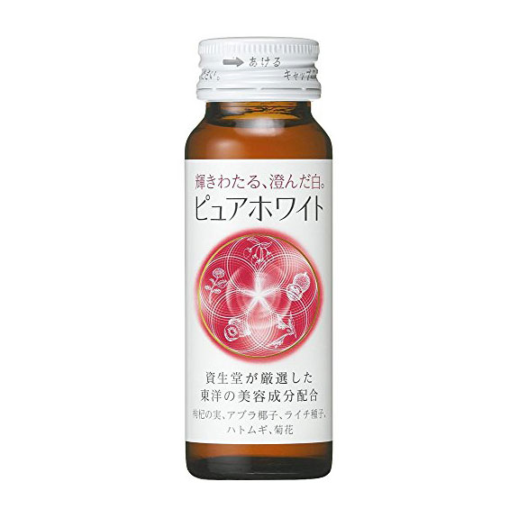 Nước uống trắng da Shiseido Pure White bổ sung Collagen 50ml x 10 chai