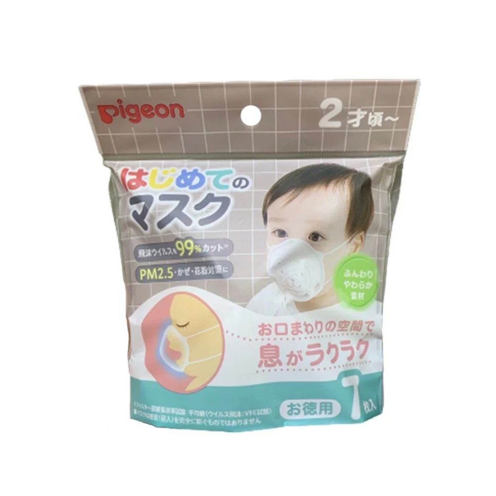 Khẩu trang gấu Pigeon cho bé set 7 chiếc