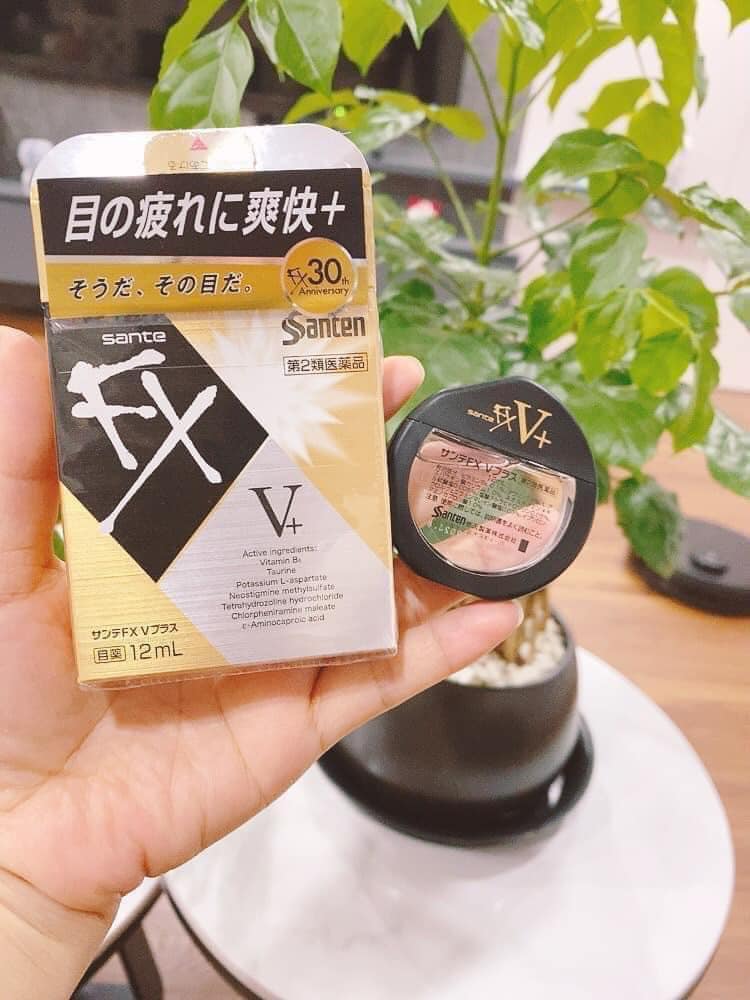Thuốc nhỏ mắt Sante FX V+ Plus 12mL (vàng)