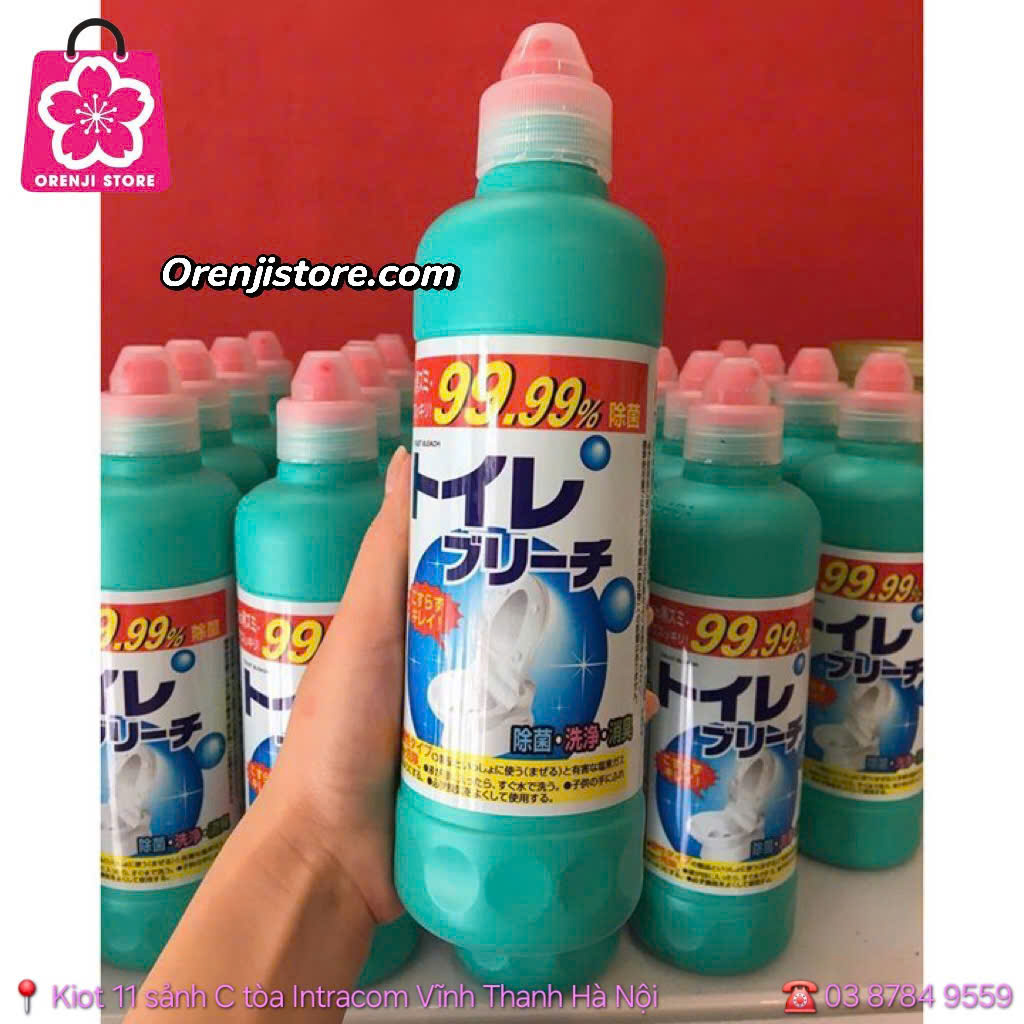 Nước tẩy rửa chống khuẩn khử mùi toilet, bồn cầu Rocket 500g