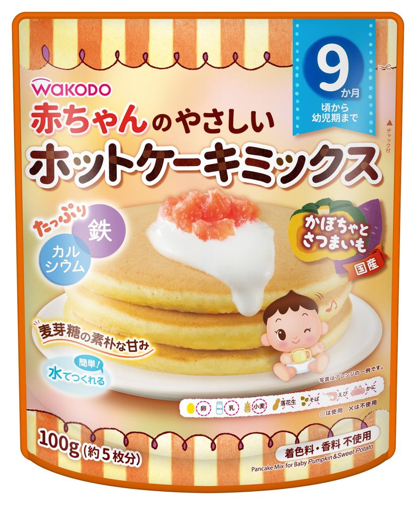 Bột làm bánh Wakodo hot cake vị bí đỏ và khoai tây