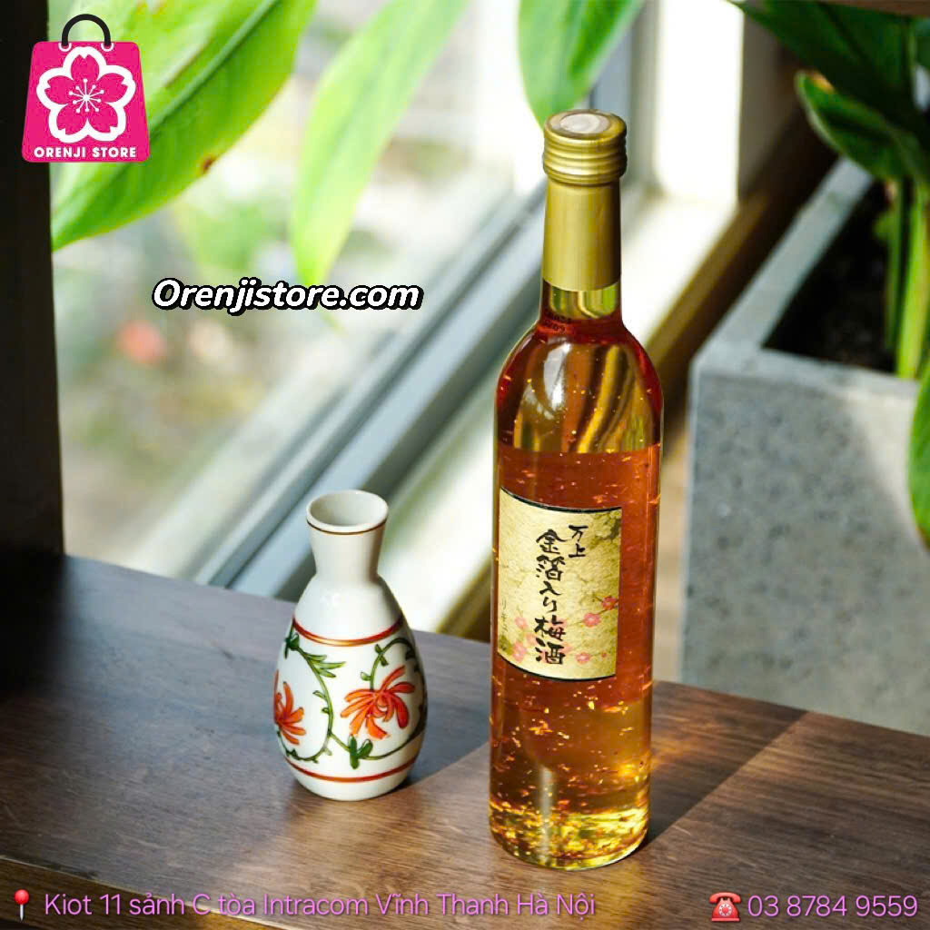 Rượu mơ vảy vàng Kikkoman 500ml