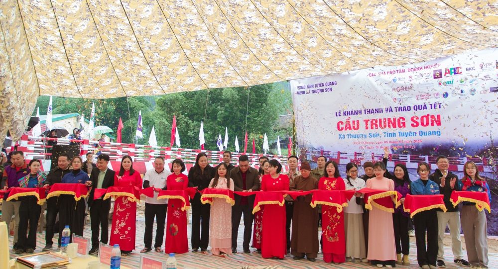 Quỹ Next-G Foundation và cộng đồng doanh nghiệp VCBC khánh thành Chùa Tổng Phườn và Cầu Trung Sơn