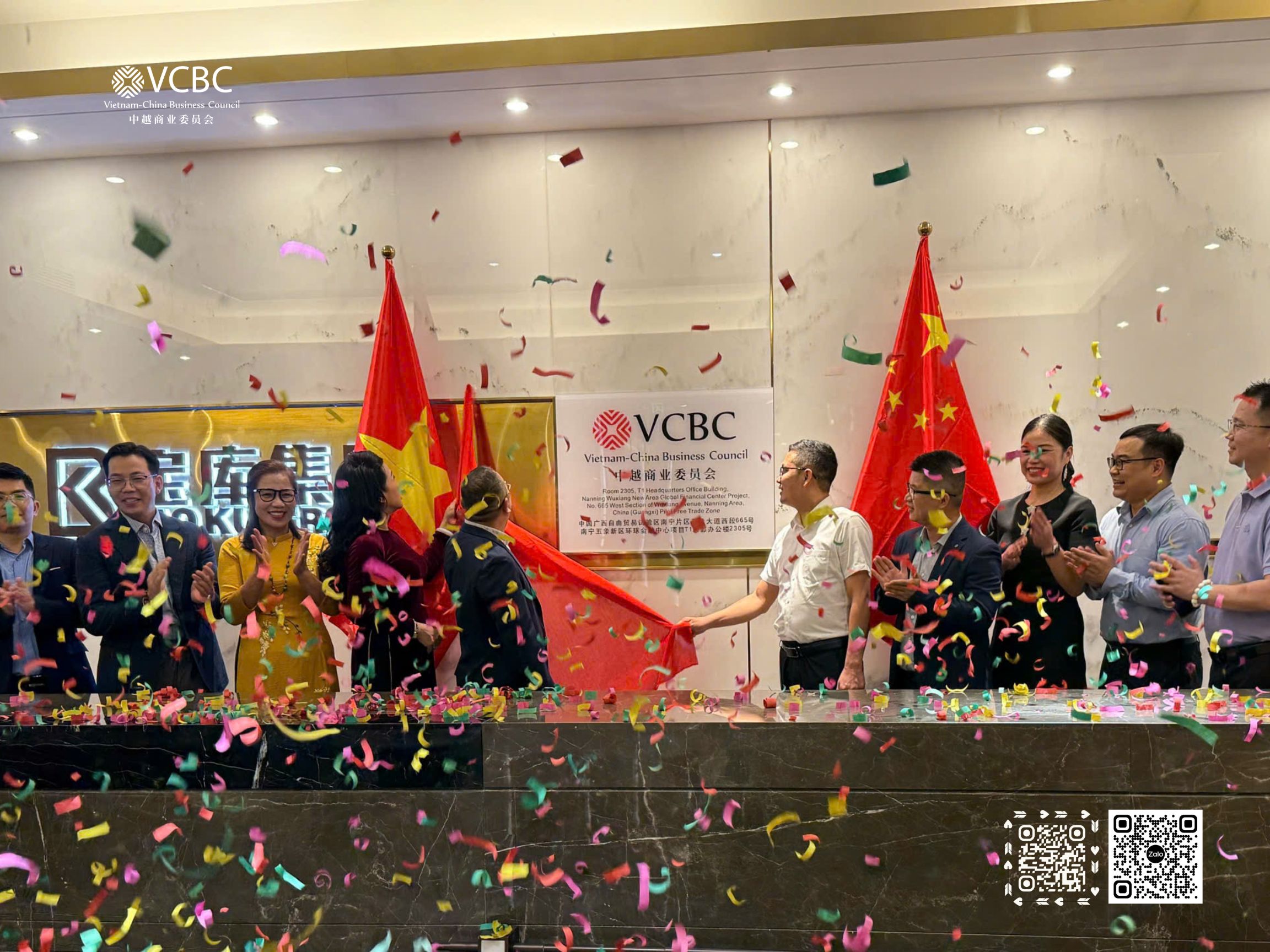 Khai trương văn phòng VCBC tại Nam Ninh: Tổng Lãnh sự quán chúc mừng, Chủ tịch Steve Bùi đặt nhiều kỳ vọng vào vai trò kết nối mới