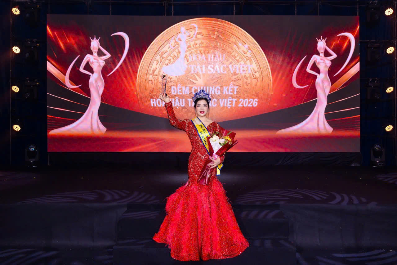 Chúc mừng Nữ doanh nhân Ngô Thu Thủy - Yến sào Nhật Khang đăng quang Nữ hoàng Tài sắc Việt 2026: Lan tỏa hình ảnh hội viên VCBC