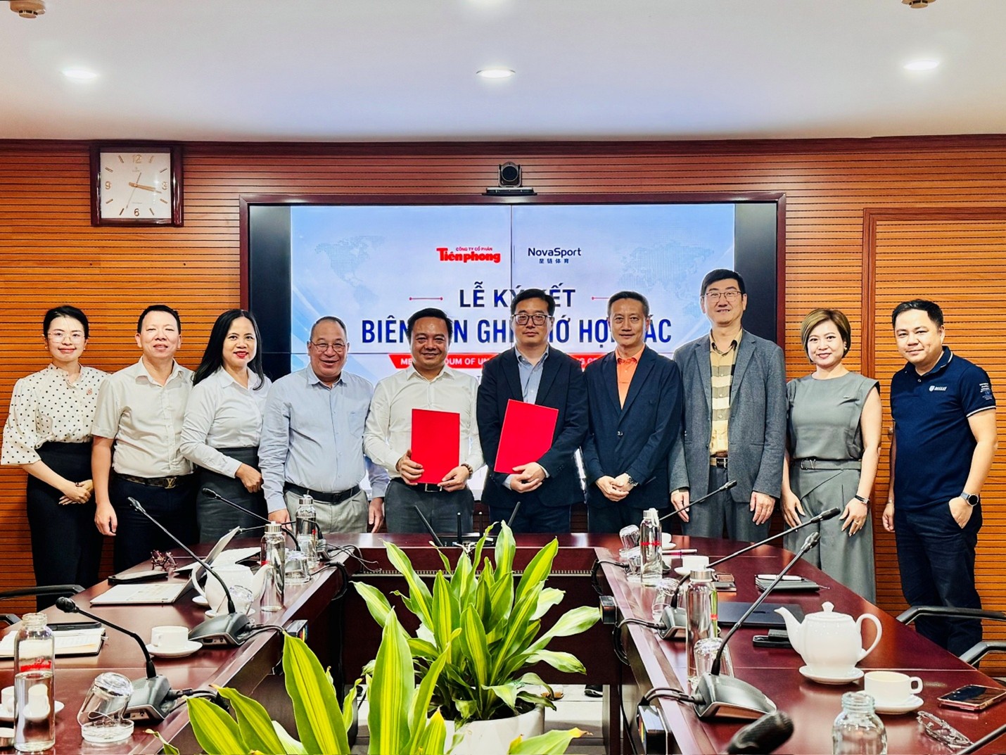 VCBC kết nối Nova Sports và Công ty Tiền Phong: Thúc đẩy đưa thể thao quốc tế vào Việt Nam