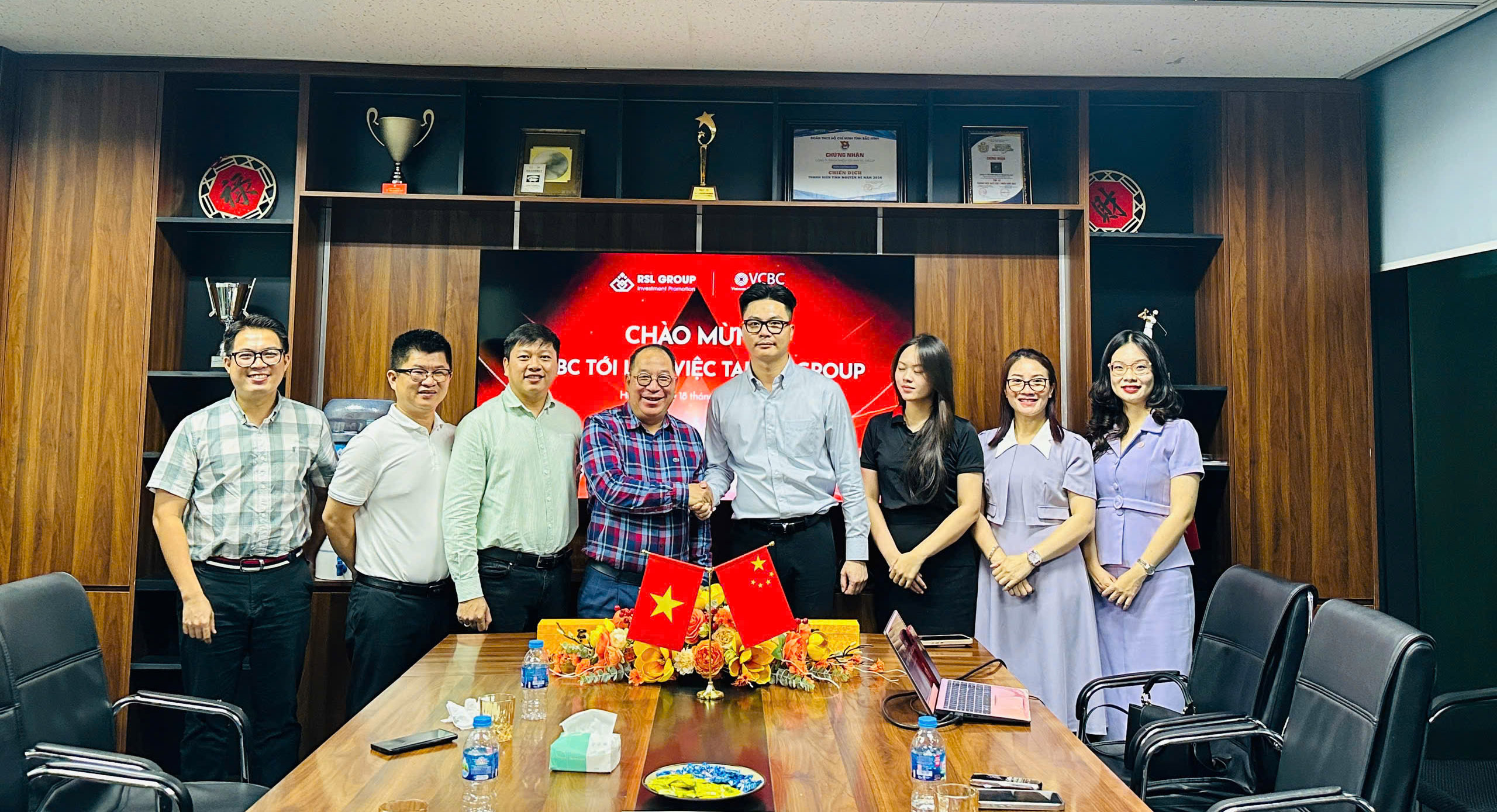 VCBC tới làm việc tại RSL Group: Kết nối – Hợp tác – Phát triển